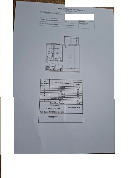 Theodor Pallady vanzare garsoniera dec.